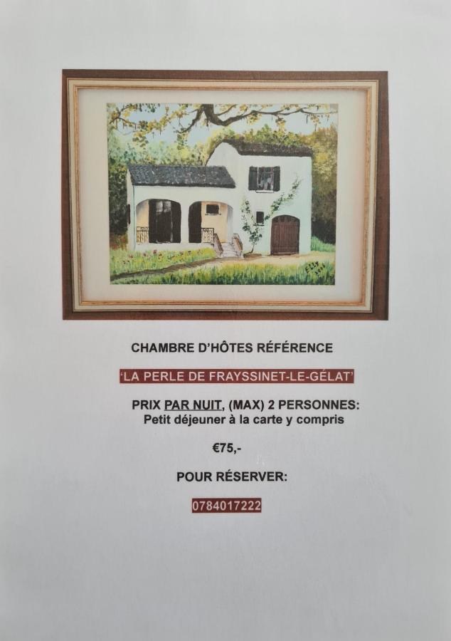 La Perle De Frayssinet-Le-Gelat - Chambre D'Hotes - B&B Exterior foto
